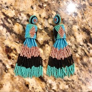 Deepa Gurnani Beaded Earrings